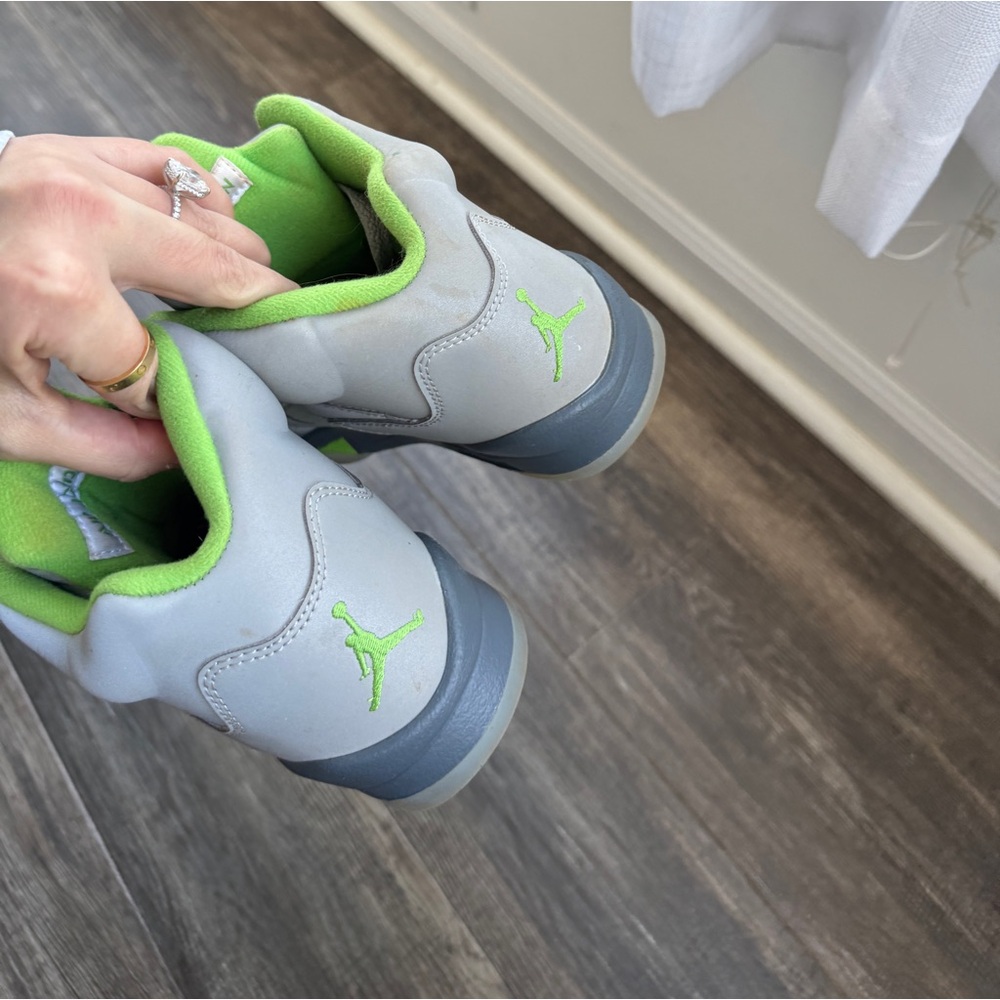 Jordan 5 retro green bean 6 / 7.5 - Picture 4 of 6